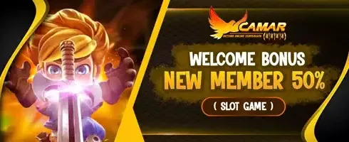 Bonus New Member 50% di Depan promotion banner